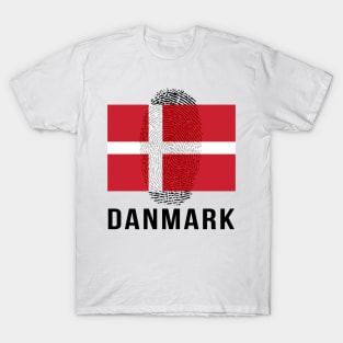 Denmark Flag DNA T-Shirt